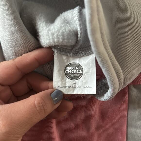 Great choice Grace spoiled pink dot dog hoodie size M - Picture 4 of 4